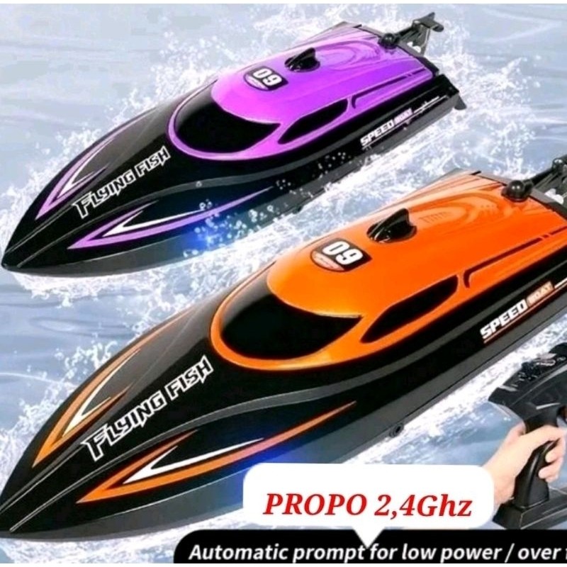 RC SPEED BOAT 2,4GHZ PROPO HIGH POWER 25KM/H MAINAN KAPAL REMOTE CONTROL SUPER POWER SPEED