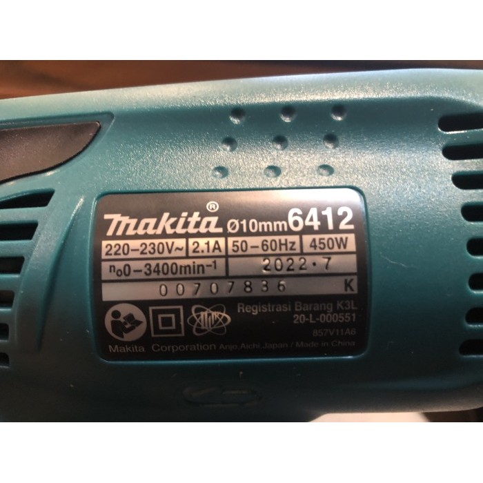 Bor Tangan Makita 6412