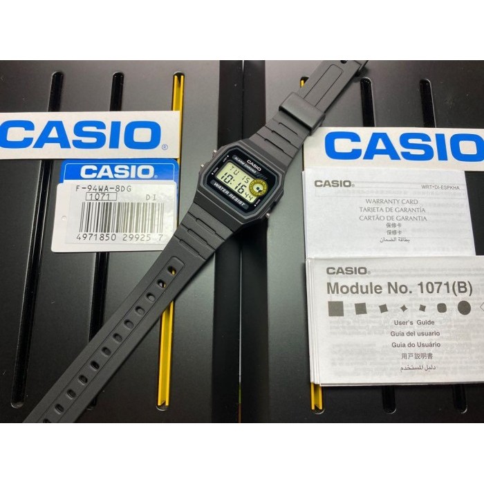 Casio F-94Wa-8Dg - Jam Tangan Unisex Pria Wanita F91W F94Wa F-94Wa-8