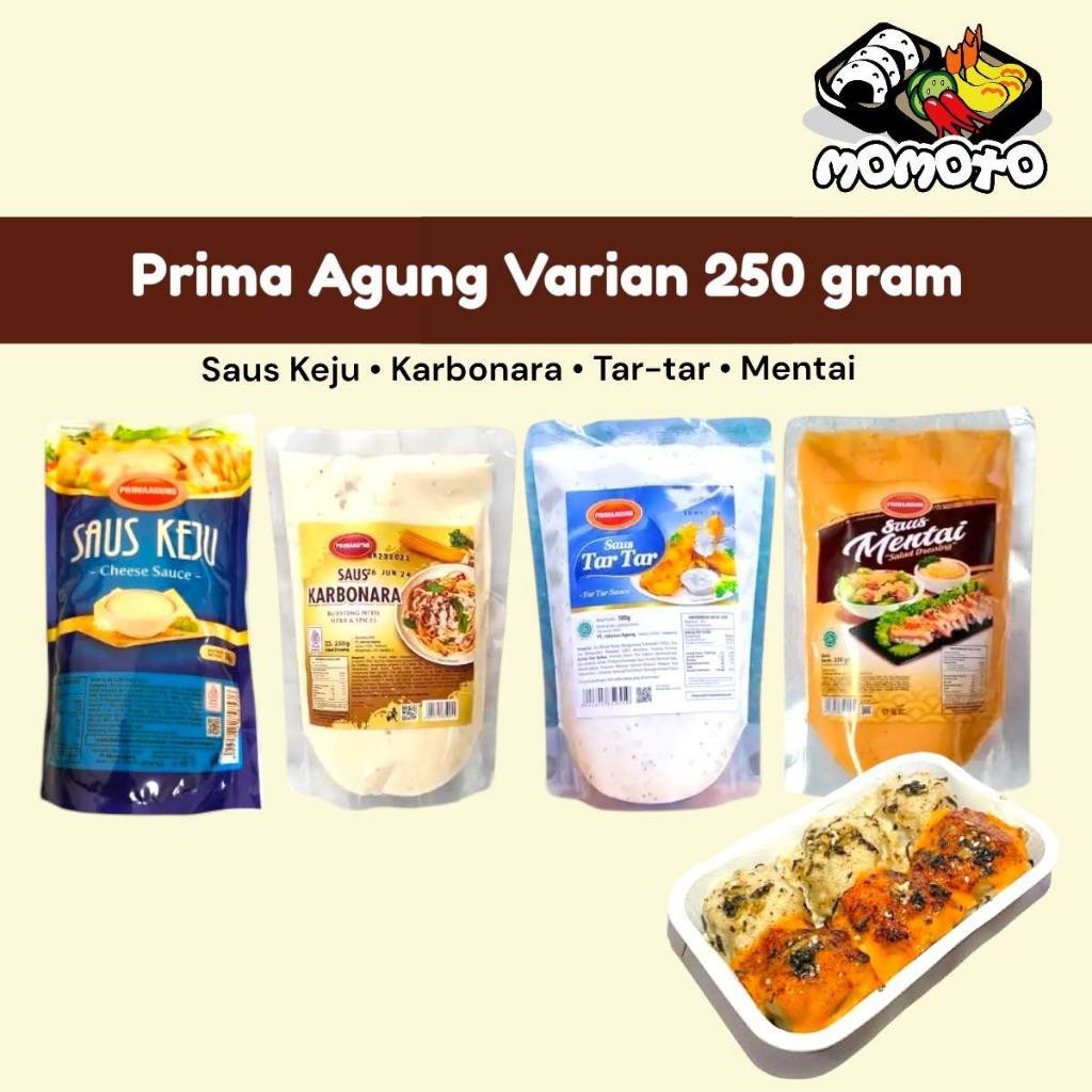 

Prima Agung Saus Mentai / Saus Keju / Saus Karbonara 250gr