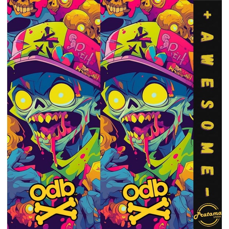 

Terlaris Sriker Wrap Baterai 18650 Pelindung Penghias Odb V7 Garskin Stiker Custom Case Laminasi Tebal COD