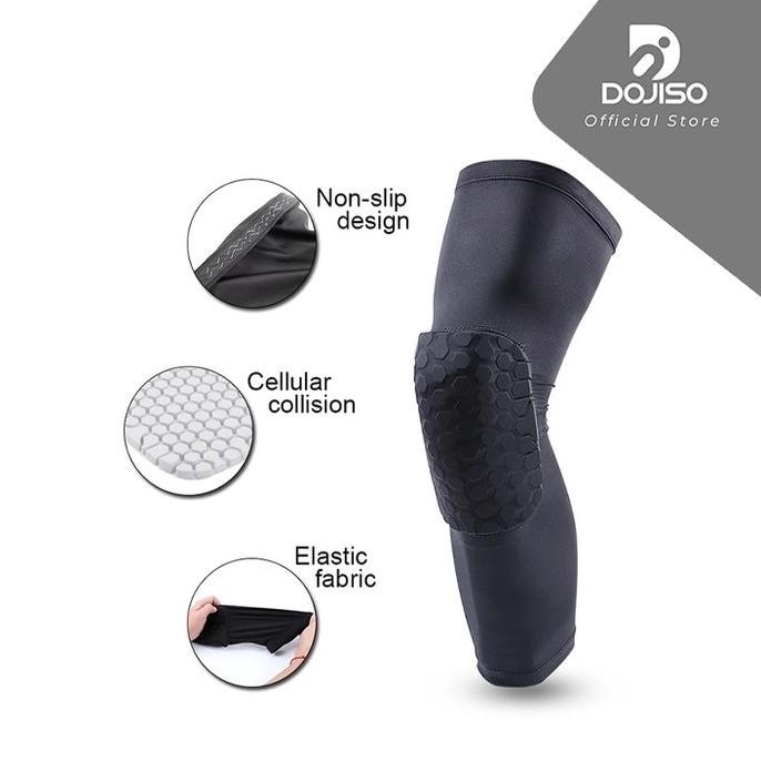 Limited Leg Sleeve Decker Deker Bantalan Pelindung Lutut Dengkul Kaki Anak Olahraga Basket