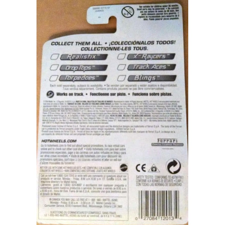 HOT WHEELS FIRST EDITION FERRARI 575 GTC (RED) HOTWHEELS HW 2005