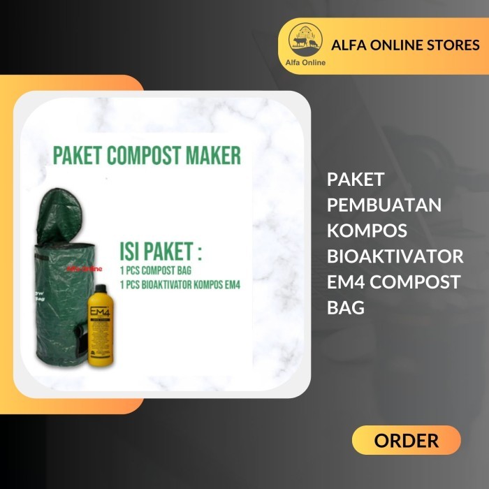 Paket Pembuatan Kompos Bioaktivator EM4 Compost Bag