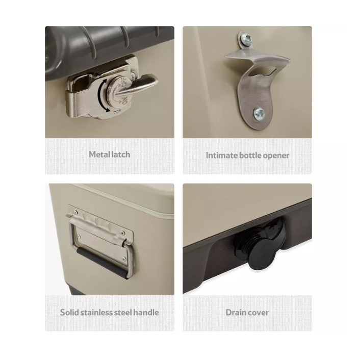 COOLER BOX NATUREHIKE CNH22SN005 LINSHENG RETRO COOLER BOX