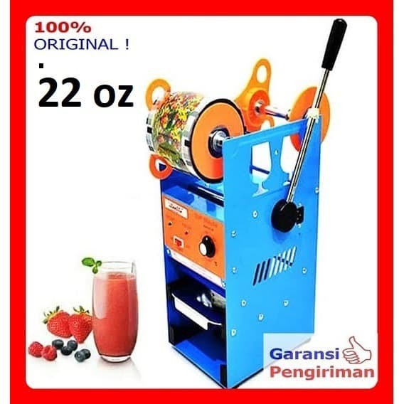 OCKO MESIN CUP SEALER PRESS GELAS PLASTIK MAX GELAS 22OZ