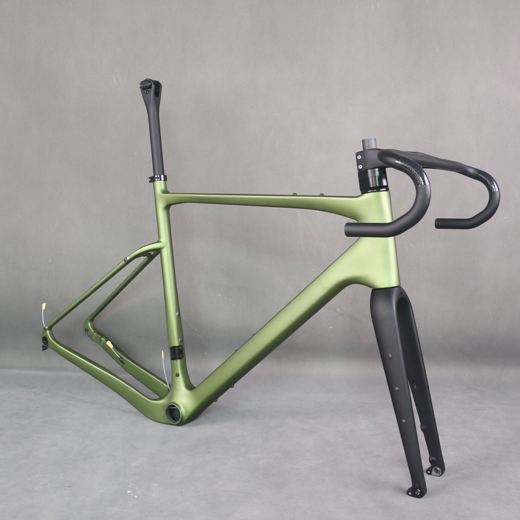 HONYA Chamelen Color Gravel Bike Frame, Gravel Disc Frame, All Inner Cable Disc, GR044 gravel frame