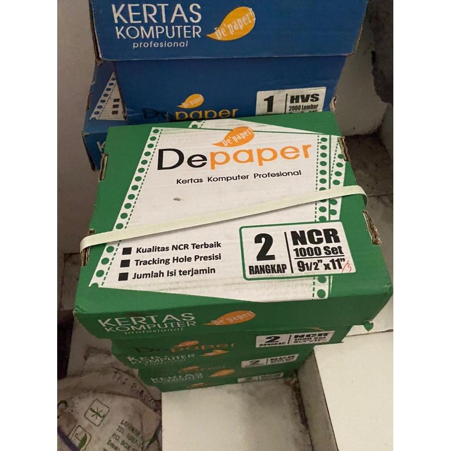 

Continuous Form Depaper 9.5 x 11 2Ply : 3 / Kertas NCR