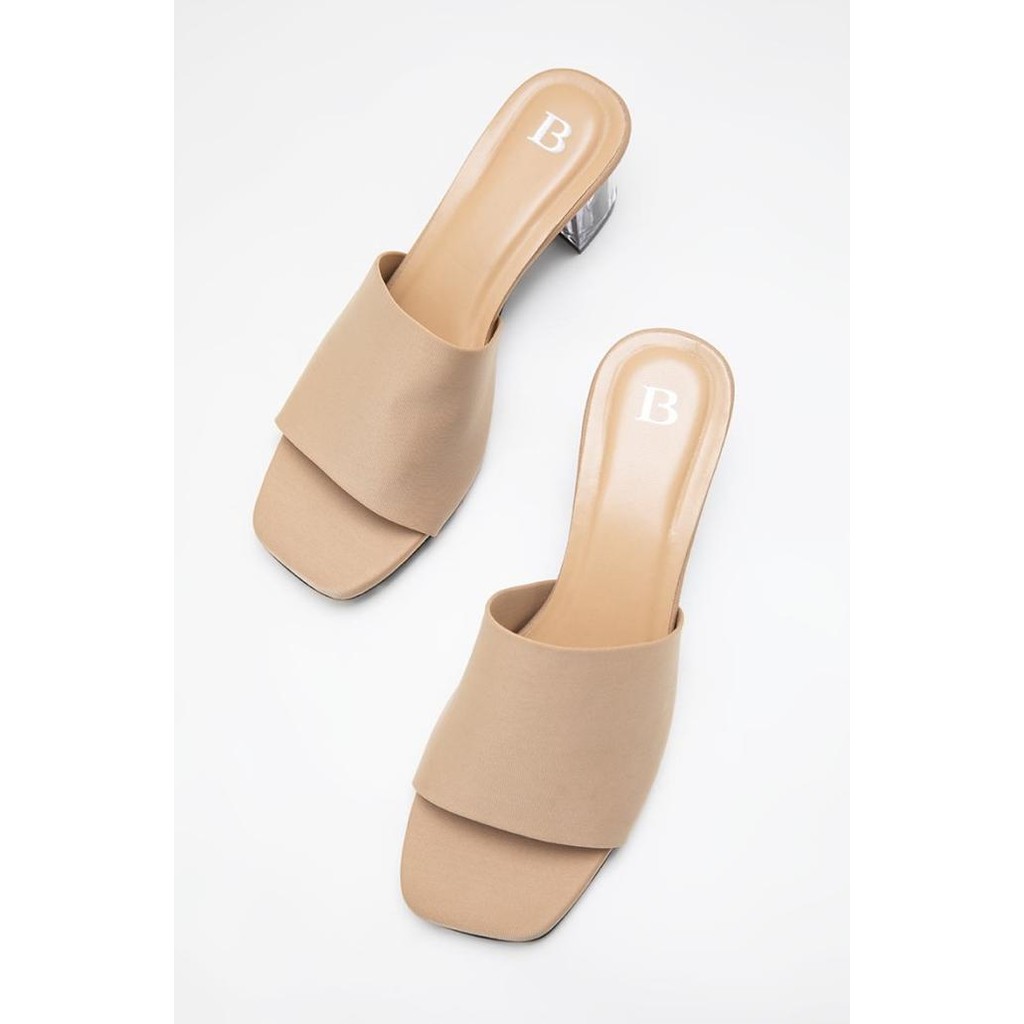 Berrybenka - Sepatu Heels Wanita Sofia Ibira Sandal Wide Strap Original Dan Terpercaya