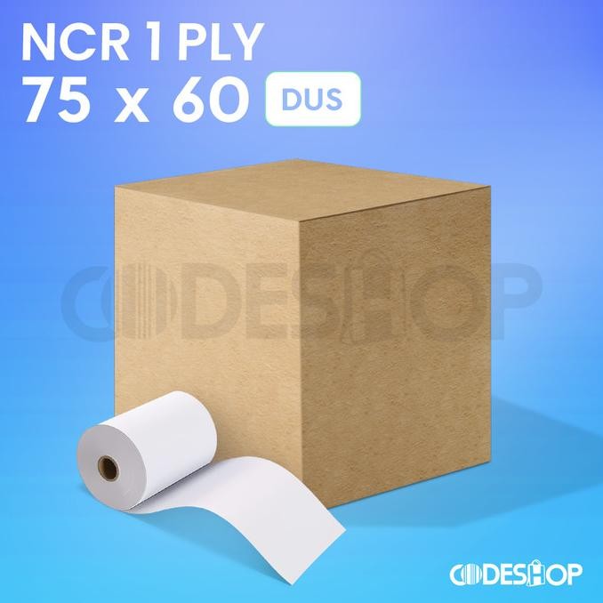 

1 DUS KERTAS STRUK KASIR HVS NCR 60 X 75 mm - 1PLY - HVS NCR 1 PLY
