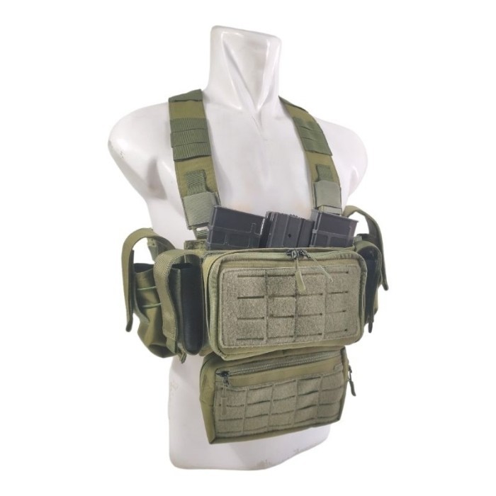 Chest Rig Tas Dada Mini Modular Tas Dada Tactical Rompi Body Vest laser cutting terbaru
