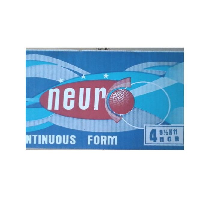 

Continous Form 91/2 x 11 4 Ply ( K4 Neuro ) NCR / Kertas Komputer