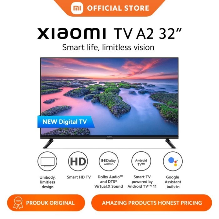 XIAOMI MI TV 4 32 INCH BEZELLESS SMART ANDROID BEZEL LESS
