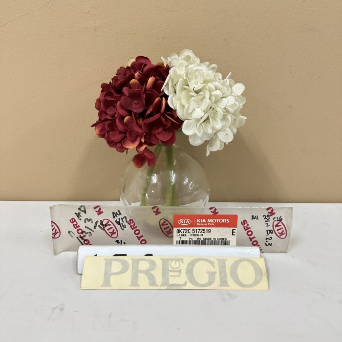 LABEL PREGIO - KIA PREGIO - KIA GENUINE PARTS