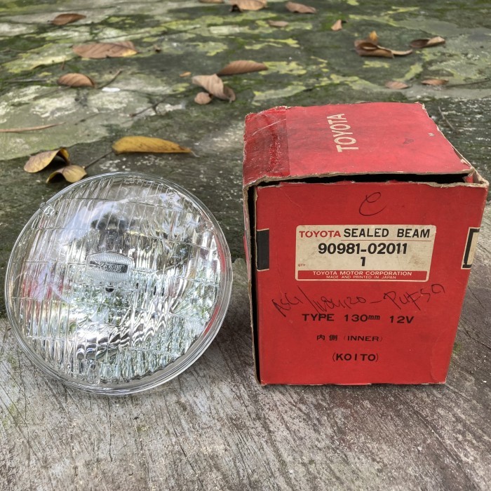 Sealed Beam No 1 Lampu Depan 12V 37.5W 2 Kaki Corolla KE70 DX Corona RT81 RT100 RT104 RT116 Celica R