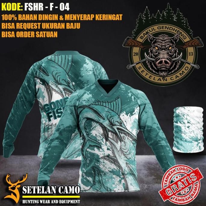 TERMURAH - JERSEY MANCING CUSTOM / JERSEY ANGLER / JERSEY PASER / ECER / FSHR 4