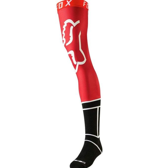 Fox Knee Brace Sock Flame Red Kaos Kaki Trail Enduro Offroad Original Fox Racing