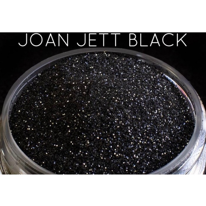 

Joan Jett Black Glitter Mica Soap Colorant Pewarna Sabun Resin Craft Best Quality