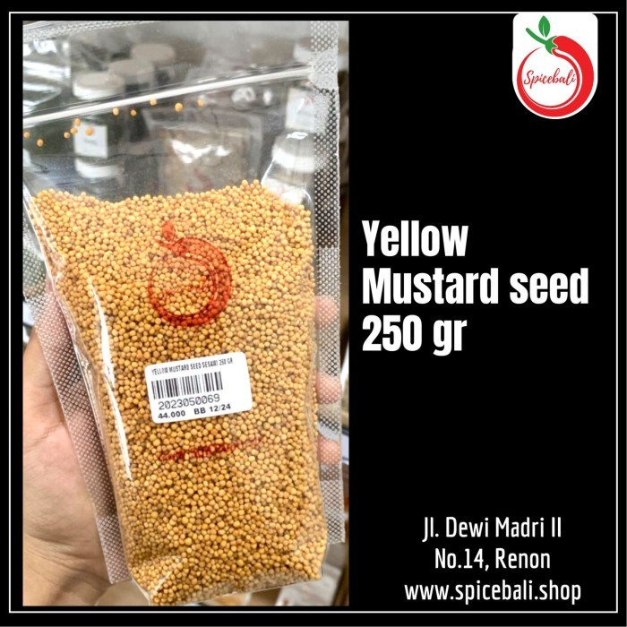 

DISKON Yellow Mustard Seeds 250 gr / Biji Sesawi Kuning 250 gr