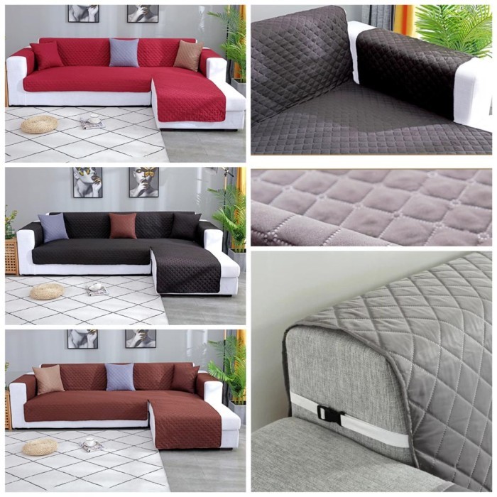 sarung sofa L / cover sofa L / sofa L protektor
