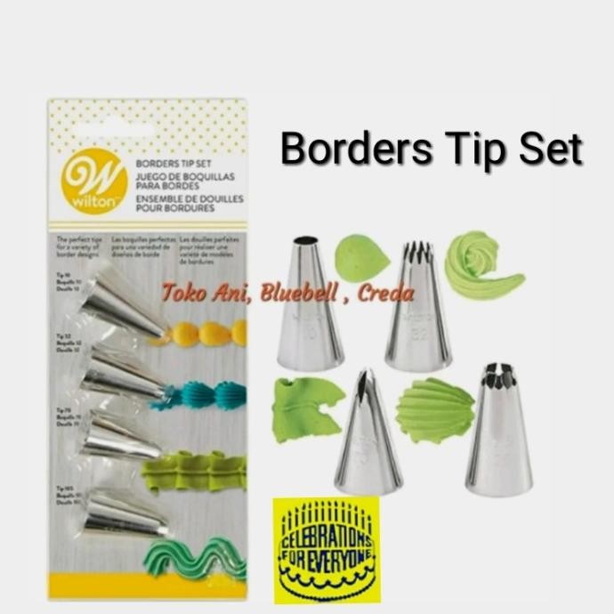 

Promo Wilton borders tip set of 4 COD