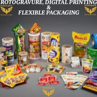Promo Custome Order Plastik Vakum / Aluminium foil / Kemasan Printing COD