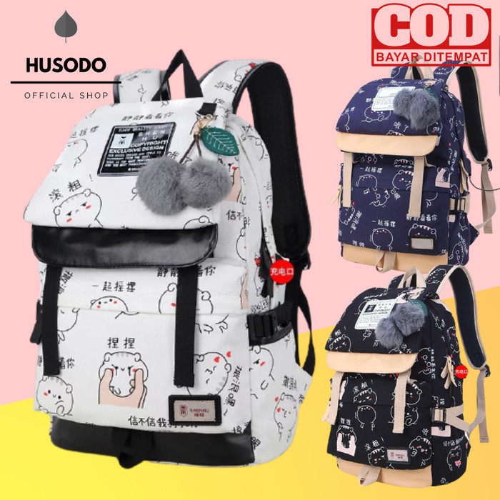 TAS ANAK SEKOLAH PEREMPUAN BTS TAS RANSEL BTS TAS GENDONG ANAK CEWEK