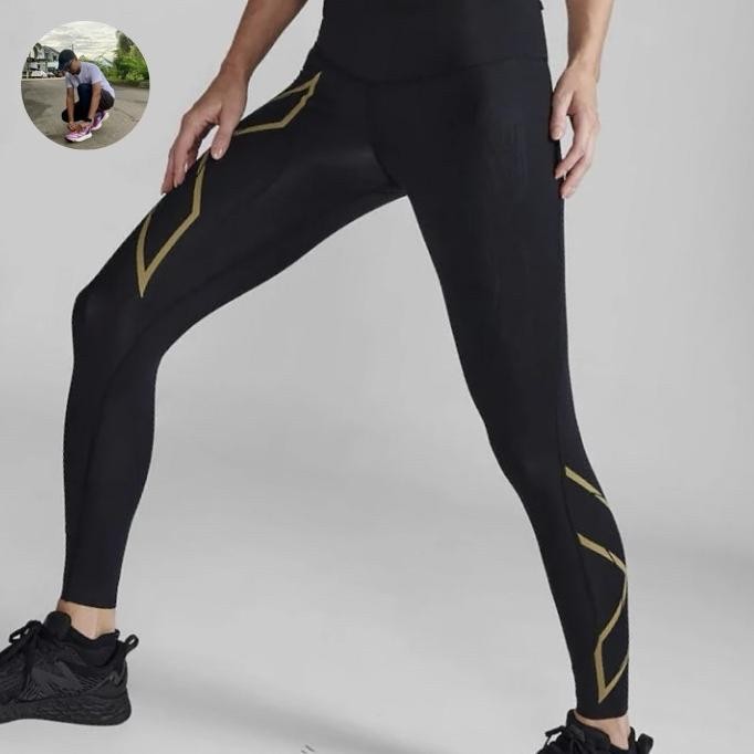 Promo 2Xu Mcs Women'S Light Speed Mid-Rise Compression Tight - New Bnib