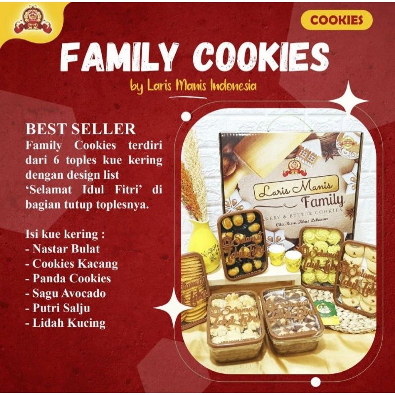 

HOT DEALS Laris Manis Paket Family - paket kue lebaran - paketan kue kering enak murah