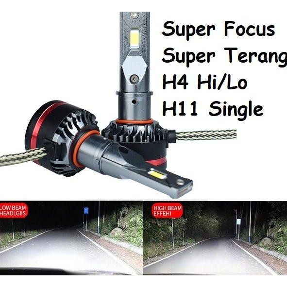 Lampu LED Mobil HB4 HB3 9005 9006 SUPER FOCUS 70W EXTREME BRIGHT pnp