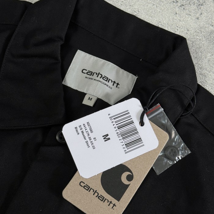 Terbaru Carhartt Wip Master Short Sleeve Shirt Black Best Seller
