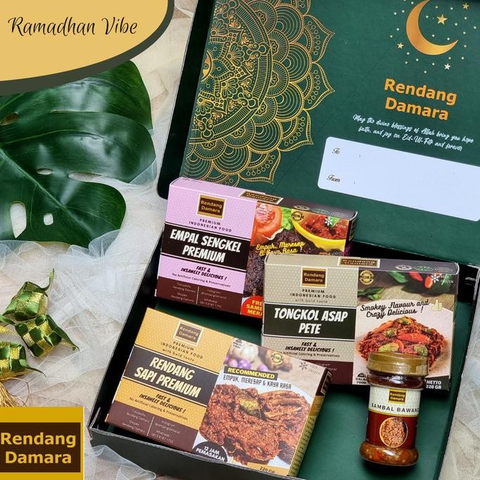 

Best Seller!, Parsel Lebaran Hampers Eid Mubarak Parcel Makanan Rendang Damara
