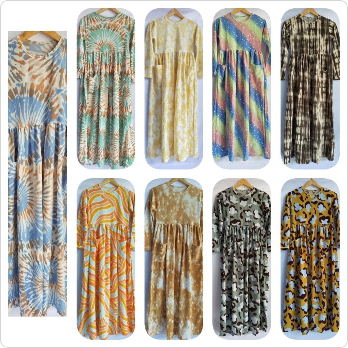 NX808 Gamis Anak Usia Tanggung 10-14 tahun all size bahan baby terry TERMURAH