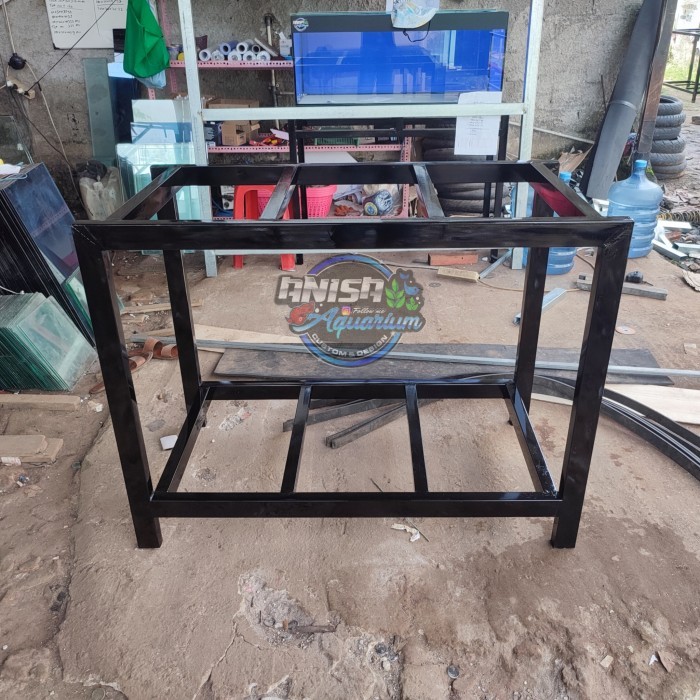 RAK AQUARIUM 120X60 BAHAN FULL HOLO GALVANIS BERKUALITAS