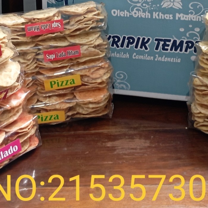 

PRODUK TERBATAS keripik tempe sagu oven