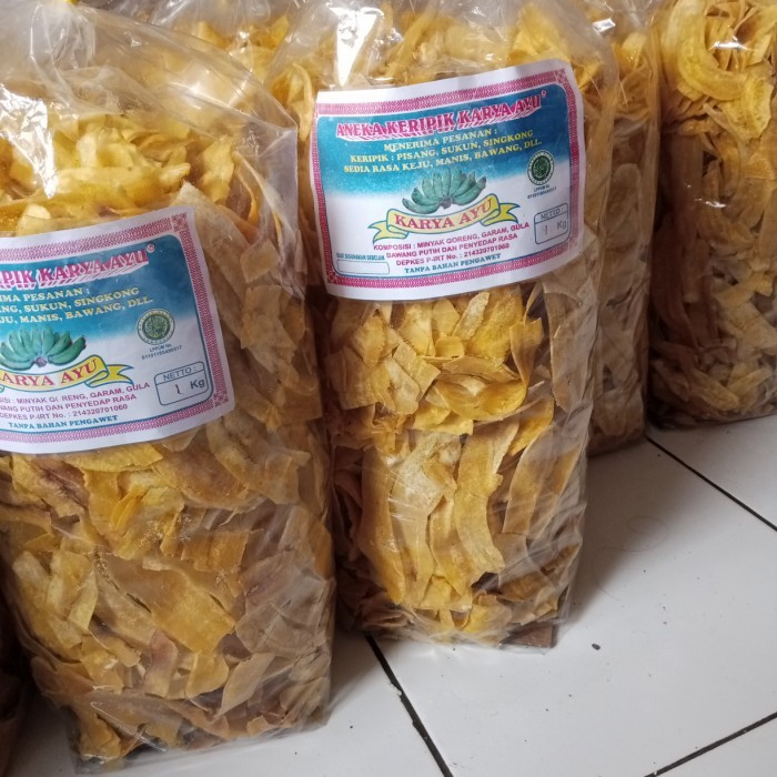 

NEW kripik pisang asin 1kg