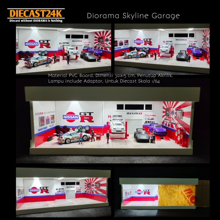 Diorama Skyline Garage