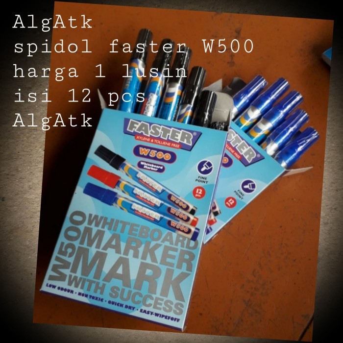 

FASTER. SPIDOL WHITE BOARD. SPIDOL PAPAN TULIS PUTIH. W-500.