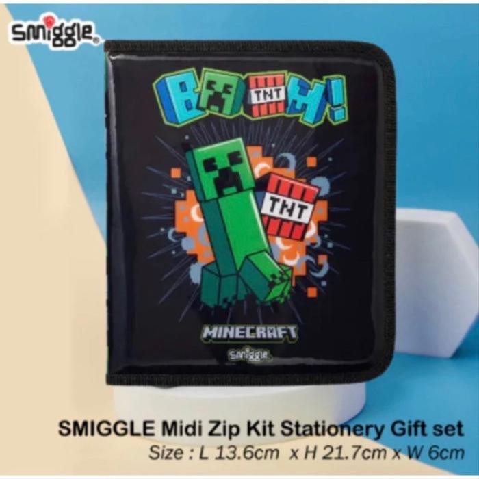 

SMIGGLE Midi Zip Kit Stationary Gift Set 26101