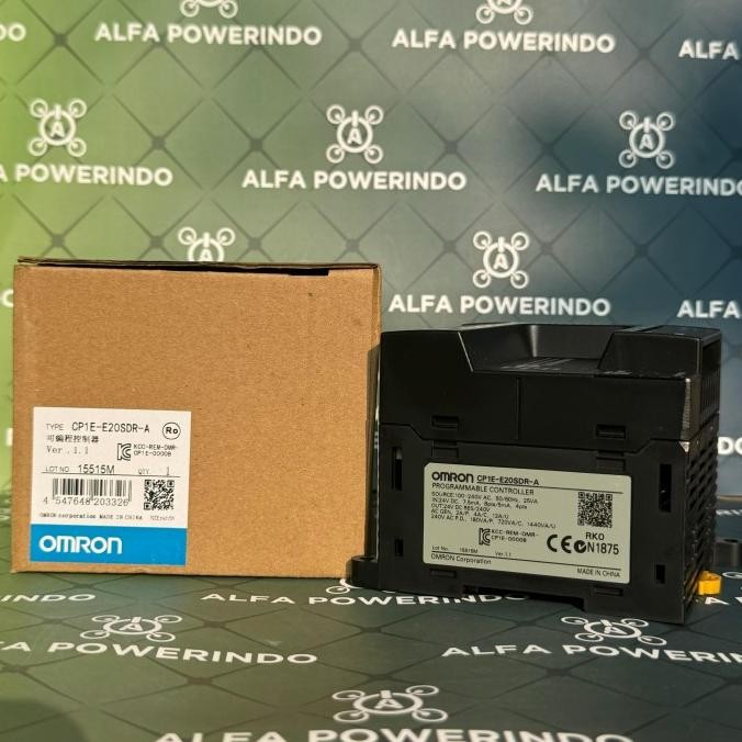 TERBARU PLC OMRON CP1E-E20SDR-A  PLC OMRON CP1E-E20SDR-A 