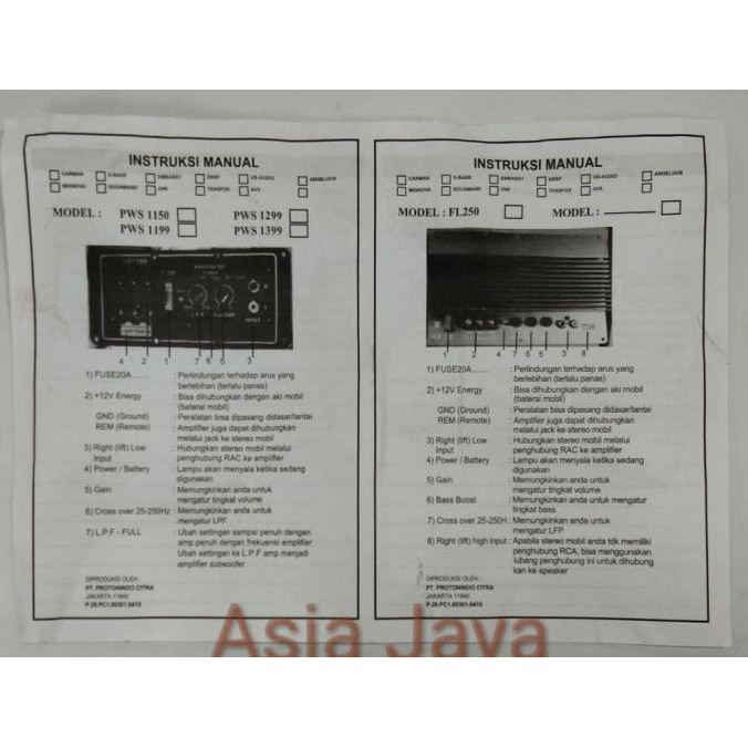 Bassbox Subwoofer Aktif Mobil 10 Inch CARMAN CM 1011 Sub Woofer Active Terlaris