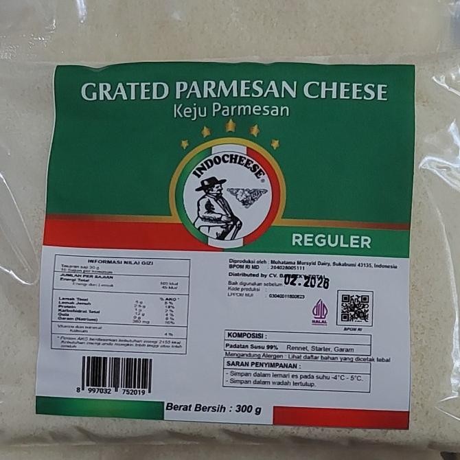 

PROMO / Keju Parmesan Indocheese 300gr, Halal 100% NON COD