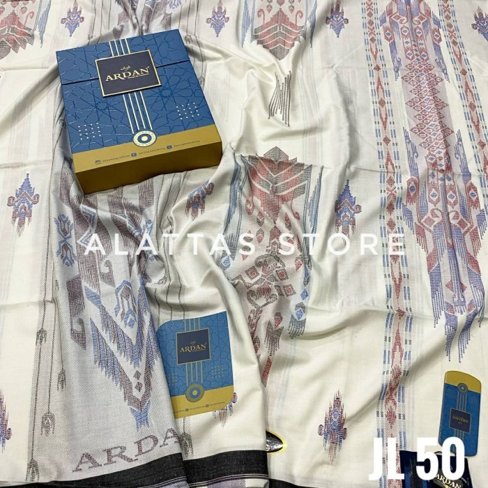 Ready Sarung Ardan Putih Sarung Ardan Skj Gold Sarung Ardan Ori By Ketjubung Termurah