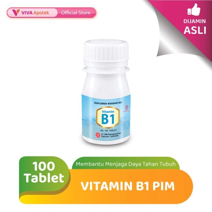 Vitamin B1 PIM untuk Kebutuhan Vitamin B1 (100 Tablet)