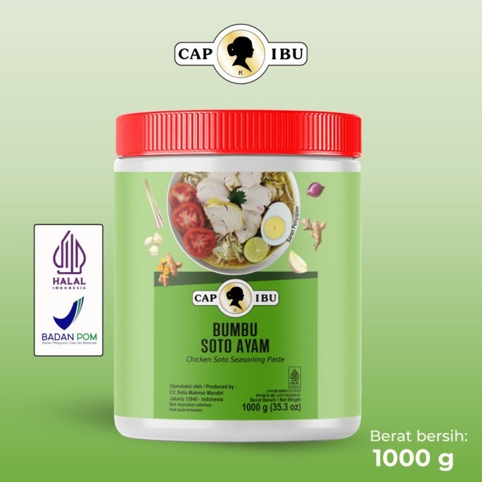 

TERBARU! CAP IBU Bumbu Soto Ayam POT 1000gr