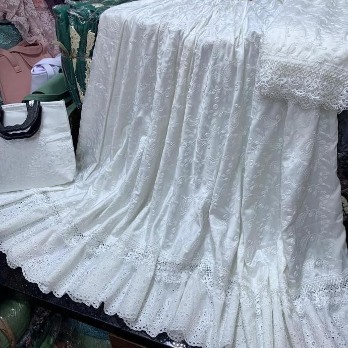 Terjangkau Mukena Sutra Kerancang / Sutra Ori / Mukena Mewah / Mukenamewah / Mukena Premium