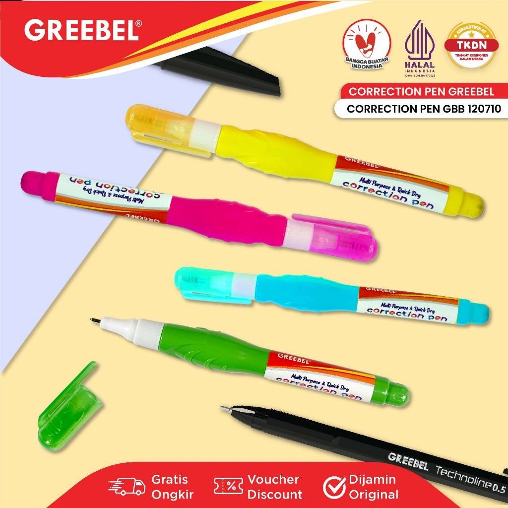 

GREEBEL Tip-Ex / Greebel Correction Pen Gbc 120710 (PCS)