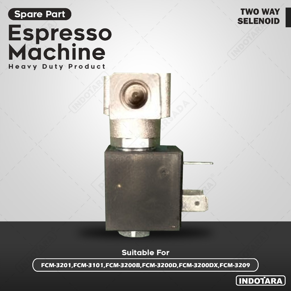Two Way Solenoid Valve For Ferratti Ferro FCM-3201,FCM-3101,FCM-3200B,FCM-3200D,FCM-3200DX,FCM-3209