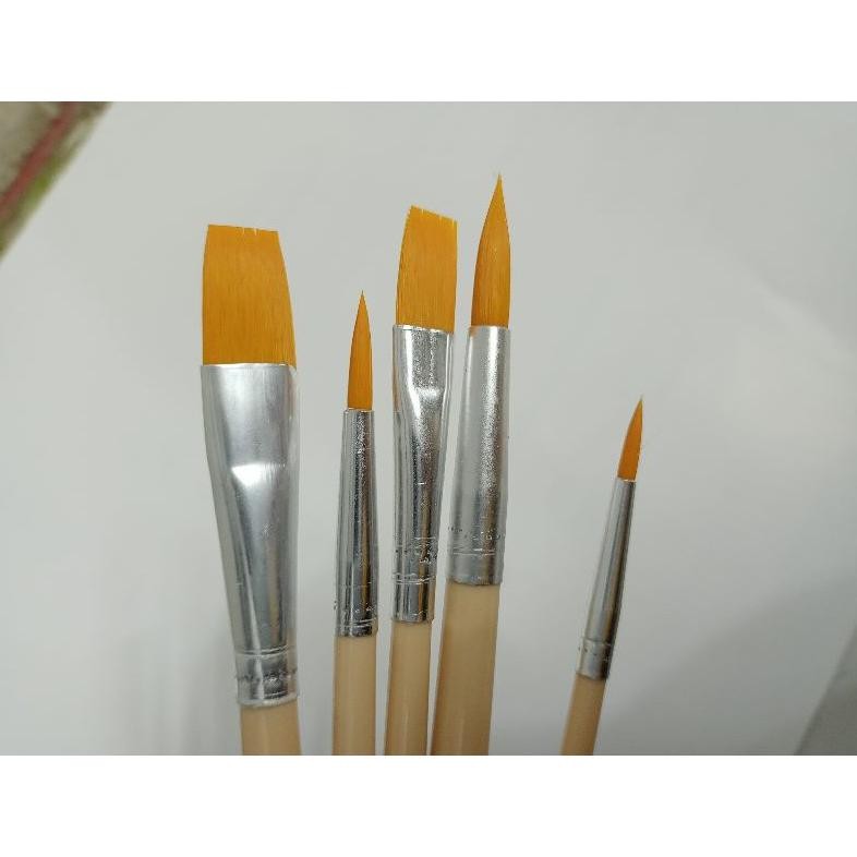 

Jg-56 Kuas Cat Lukis Sepatu 1 Paket Isi 5Pc