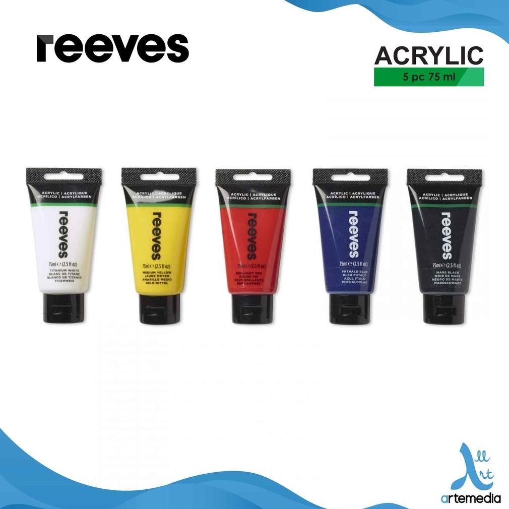 

Et-12 Reeves Artists 5X75Ml Acrylic Color Paint Set